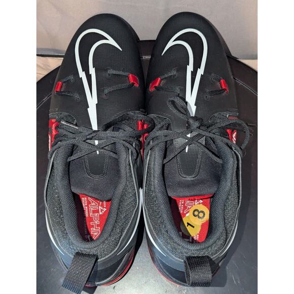 Nike Cleats Mens 18 Black Red Alpha Menace Pro 3 Football CT6649-004 Soccer main image 4